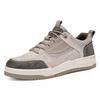 Men's Summer Breathable Mesh Sport Shoes - Thin, Trendy, Lace-up Casual Board Sneakers