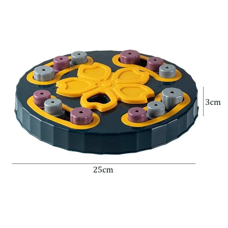 Interactive Puzzle Toys for Cats and Dogs Slow Feeder Bowl Non Slip Pet Food Dispenser Mental Stimulation IQ Training Games