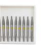 Fraises dentaires diamantées, 10 pièces, fraises dentaires pour pièces à main à grande vitesse, outil de dentiste FG 1.6mm TR-21EF