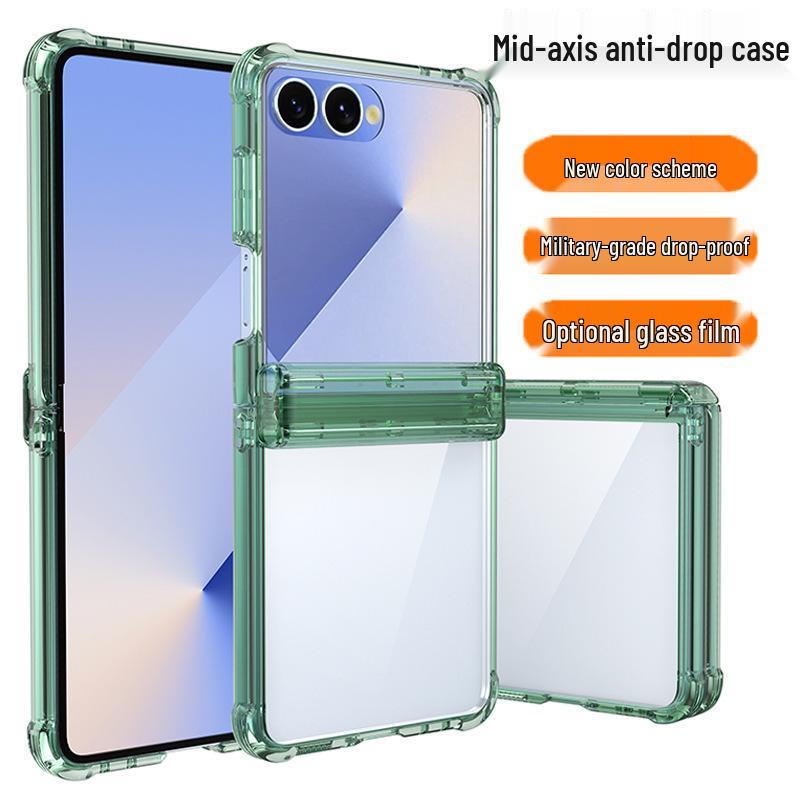 Samsung Z Flip7/6/5 Airbag Anti-Drop Hülle mit Federgelenk-Schutz