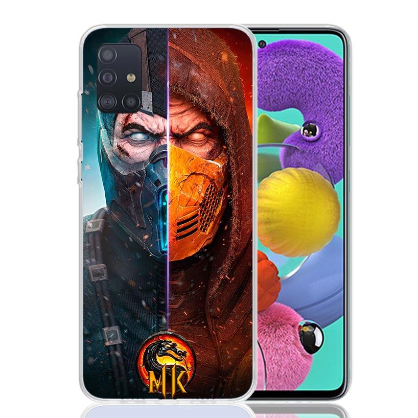 

Mortal Kombat Phone Case for Samsung Galaxy A52 A51 A50S A12 A22 A32 A72 A10S A30S A31 A71 Note 20 Ultra 10 Plus S10 Galaxy A52 Samsung A10S