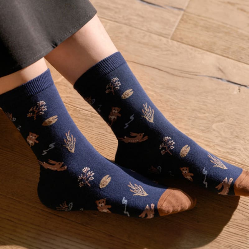 Abiruz Women's Otter Animal Socks HM-73-WBT