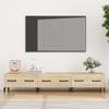 VidaXL TV Stand Sonoma Oak 150x34.5x30 Cm Engineered Wood 812648