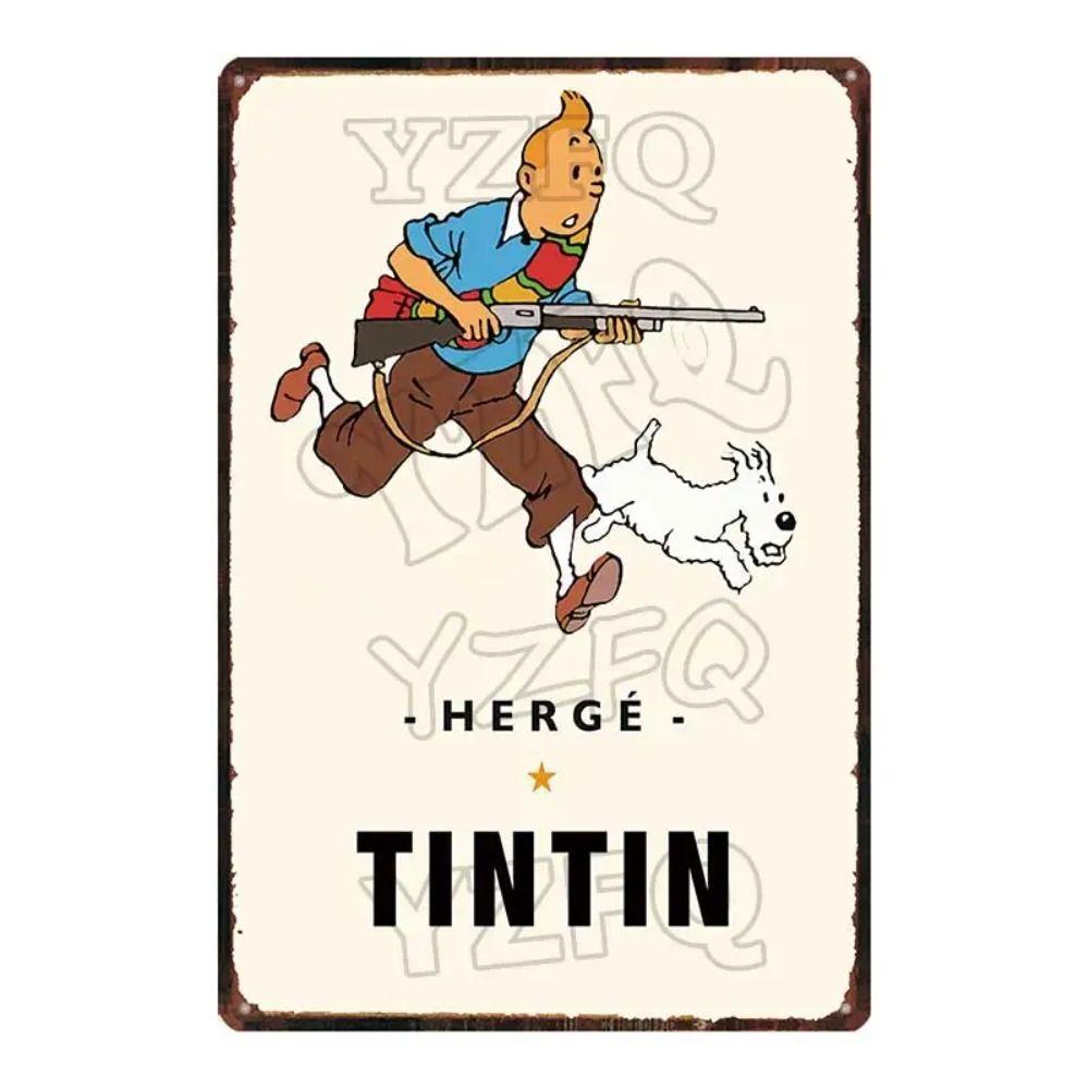 Retro Anime Metal Tin Sign Wall Art 20x30cm