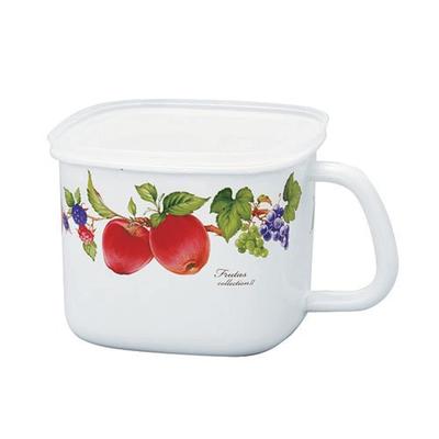 Miso Container, Miso Stocker, Miso Pot, Enamel, Fruitas Collection 2 FTC-KP