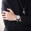 Casio Edifice Series Thin Three-Hand Quartz Movement Stainless Steel Strap Watch Men watches White EFR-S108YD-7A