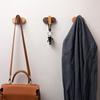 Wood Wall Hook Natural Wooden Wall Mounted Coat Hanger Rustic Heavy Duty Entryway Hat