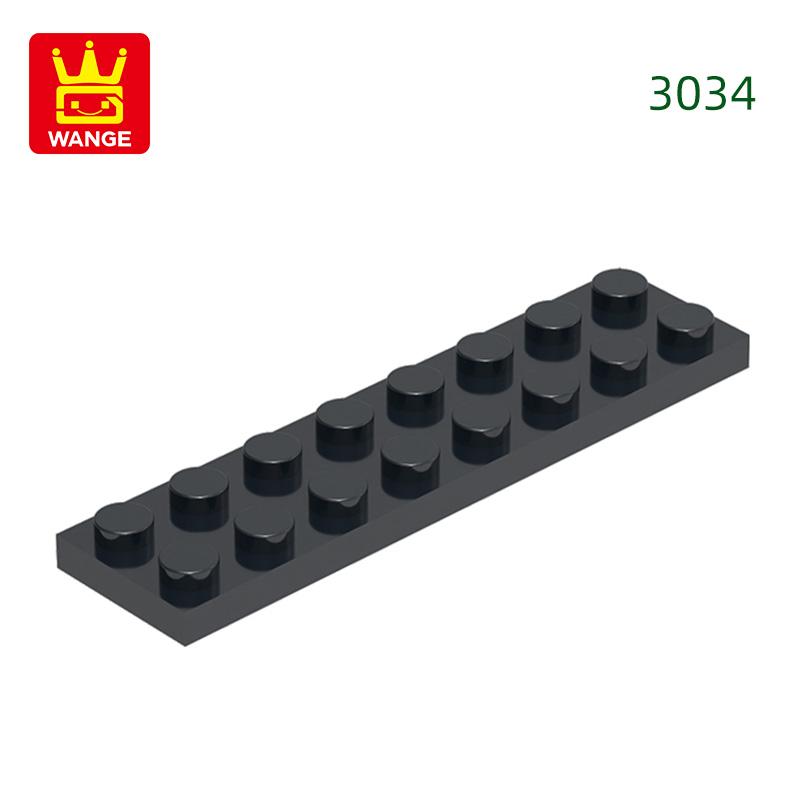 Non-Toxic 44Pcs/Lot 3034 2X8 Foundation Board Building Blocks Moc Basic Components Part Compatible With Bricks Children Toy Gift Box
