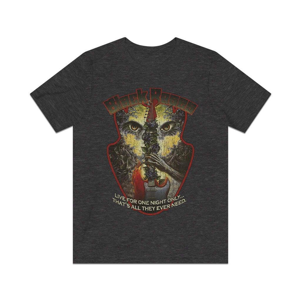 Black Roses 1988 Vintage Men s T shirt 3XL