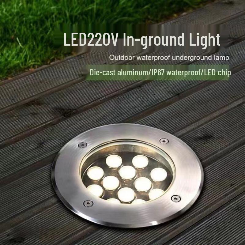 Mengpao LED Außen-Erdspießleuchte