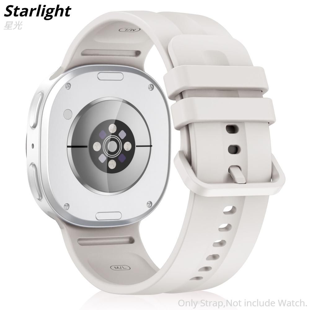 Cinturino Originale in Silicone per Samsung Galaxy Watch 9 44mm 40mm Sport Correa Pulseira Braccialetto per Galaxy Watch 9 8 Classic 46mm Band