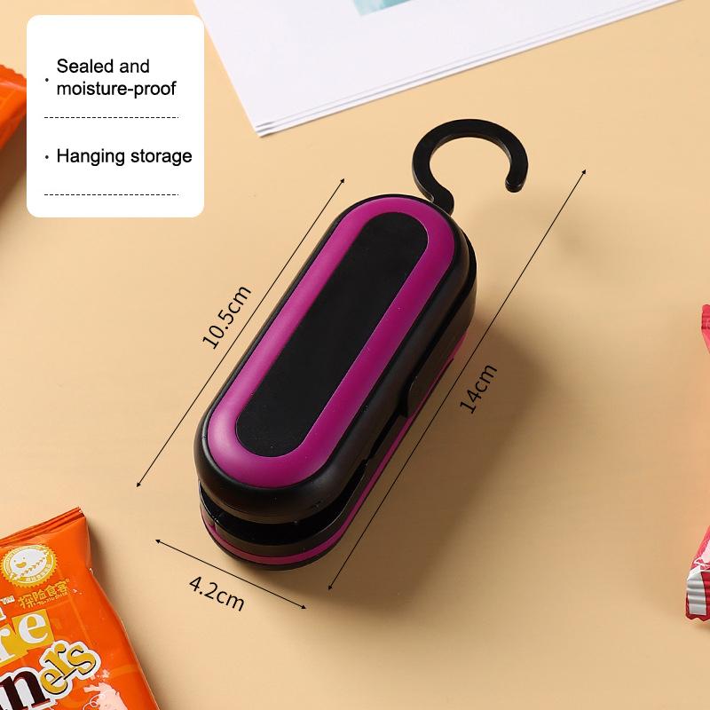 1Pcs Mini Sealing Machine Snack Bag Moisture-Proof Heat Sealing Machine Plastic Bag Clip Food Fruit Snacks Preservation Tools