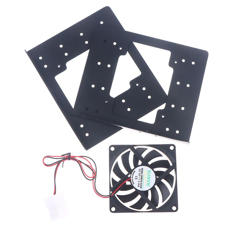 Chassis Built-In 4F Mechanical Hard Disk Bracket Metal 4X3.5 Hard Disk Superimposed Expansion Fan Cooling For Pc Case