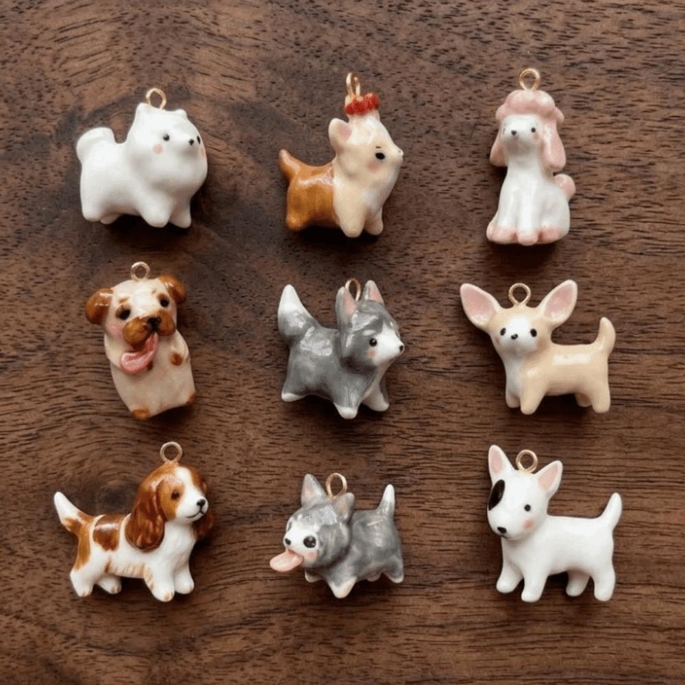 Creative Puppy Necklace Pendant Fashion Beagle Pendant Dog Pendant Necklace Accessories