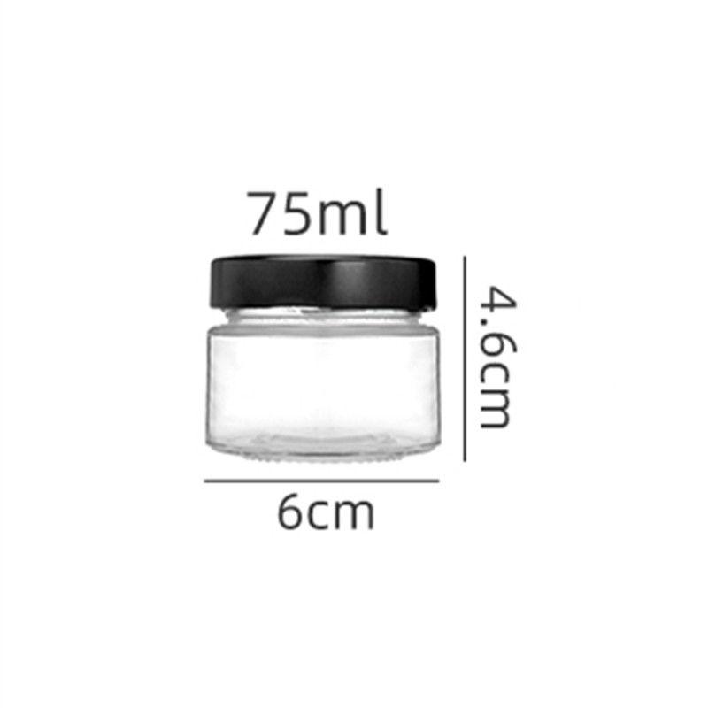 

Sealed Thickened High Temperature Resistant Glass Jam Bottle,Bird s Nest Glue Sub-bottle Chili Sauce Vegetable Canned Honey Jars