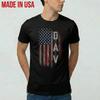 New Dav Family American Flag Tee T-Shirt Made In USA S-2XL