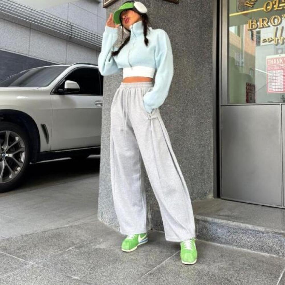 New Arrivals Open Run Bizo SweatPants Unisex Street Elastic Waist Churiring Pant