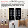HF688 Code&Key Smart RFID Electronic Cabinet Lock for Saunas Gyms Schools Train Stations Hospitals Pools - Easy Access Control