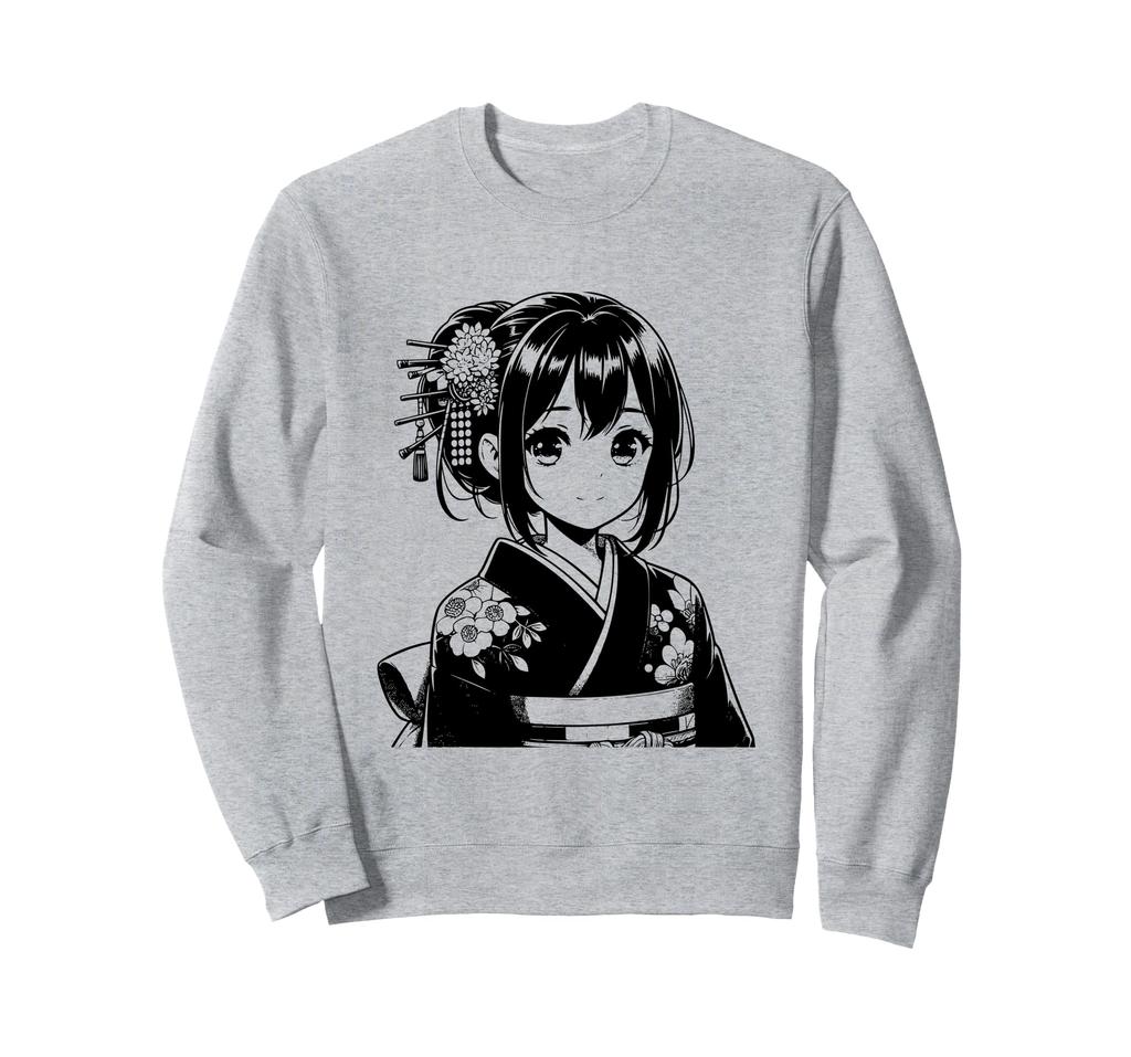Manga Girl Anime Yukata Kimono Sweatshirt K-pop
