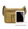 Męska płócienna torba crossbody - Wielowarstwowa, o dużej pojemności, wszechstronna, codzienna biznesowa i sportowa torba na ramię.