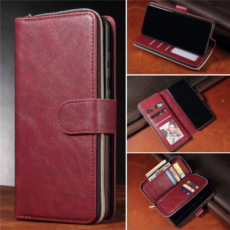 Flip Leder Wallet Kartenetui Für Samsung Galaxy S26 Ultra S25 FE S24 Plus S23 S22 S21 S20 Note 20 A17 A37 A57 A16 A36 A56 A15 A35 A55 A14 A54 Hülle