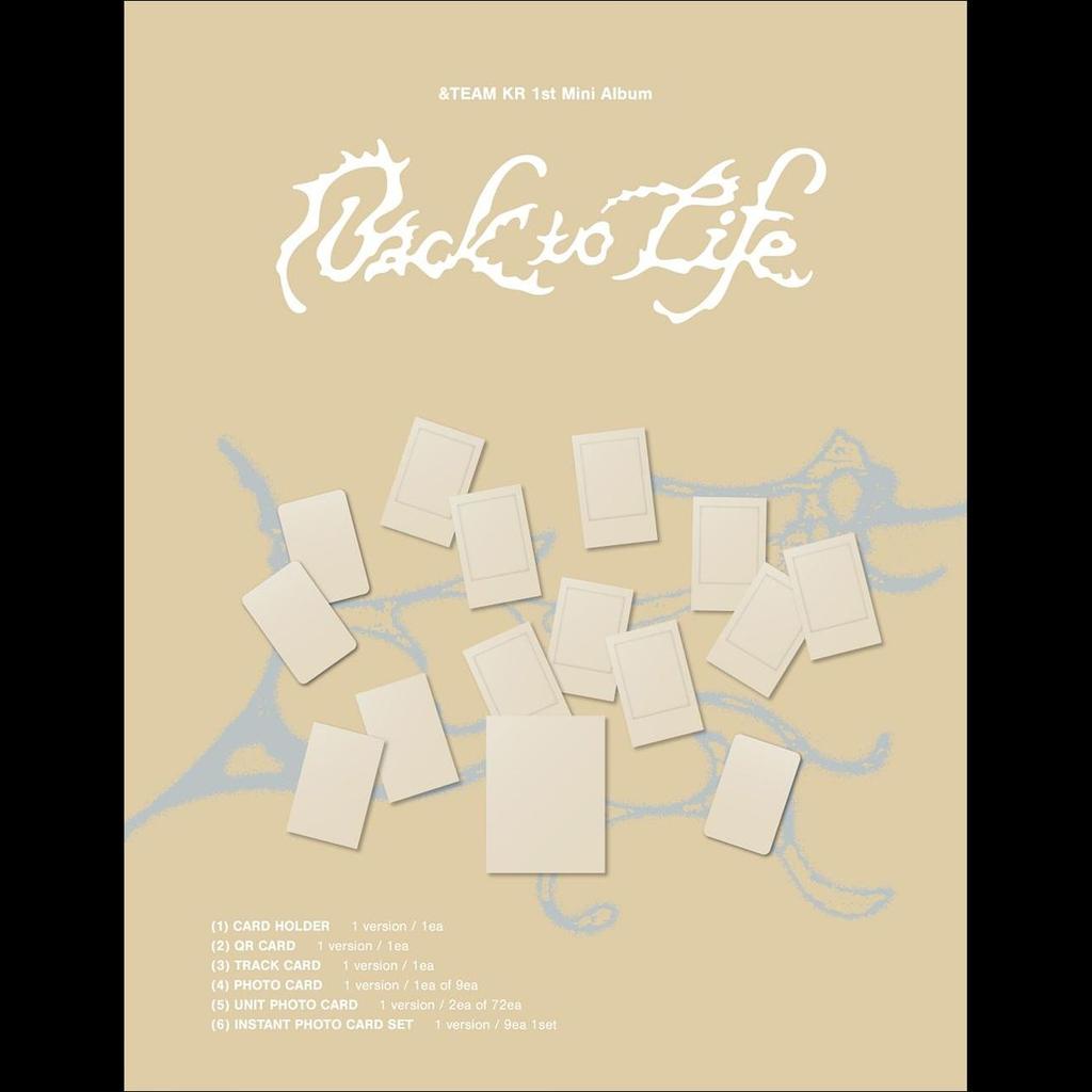 [Pre-order] &TEAM - Back to Life Photocard Box (Weverse Albums ver.) / KR 1st Mini Album
