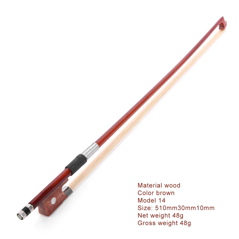 1/4 1/8 Drewniany Smyczek do Skrzypiec Akustycznych Vintage Smyczek do Skrzypiec Smyczek do Skrzypiec Zamiennik Akcesoria do Instrumentów Strunowych