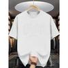 European Sizes Cheers!" Letter Print Short-Sleeve T-Shirt, Featuring a Stylish and Minimalist Design, Suitable for Daily Wear and Sporting Occasions
