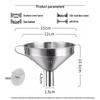 NHZHIW 304 Stainless Steel Kitchen Funnel Set