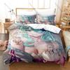 NIJISANJI EN First Wave LazuLight Elira Pendora Full Printed 3PCS Bedding Duvet Cover + 2 Pillowcases Teen Dorm Home Decoration