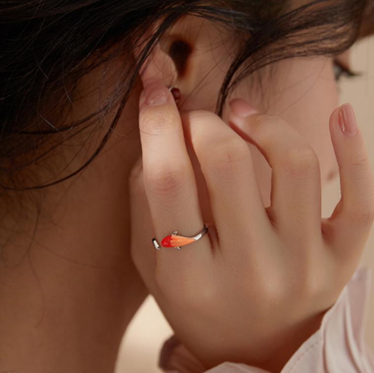 

Бренд Mihmily-кольцо, приносящее удачу, отличный подарок девушке. 2cm