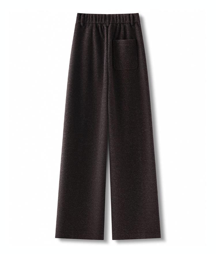 Autumn/Winter 2025 Women's Wide-Leg High-Waist Slimming Plus-Thick Long Casual Pants