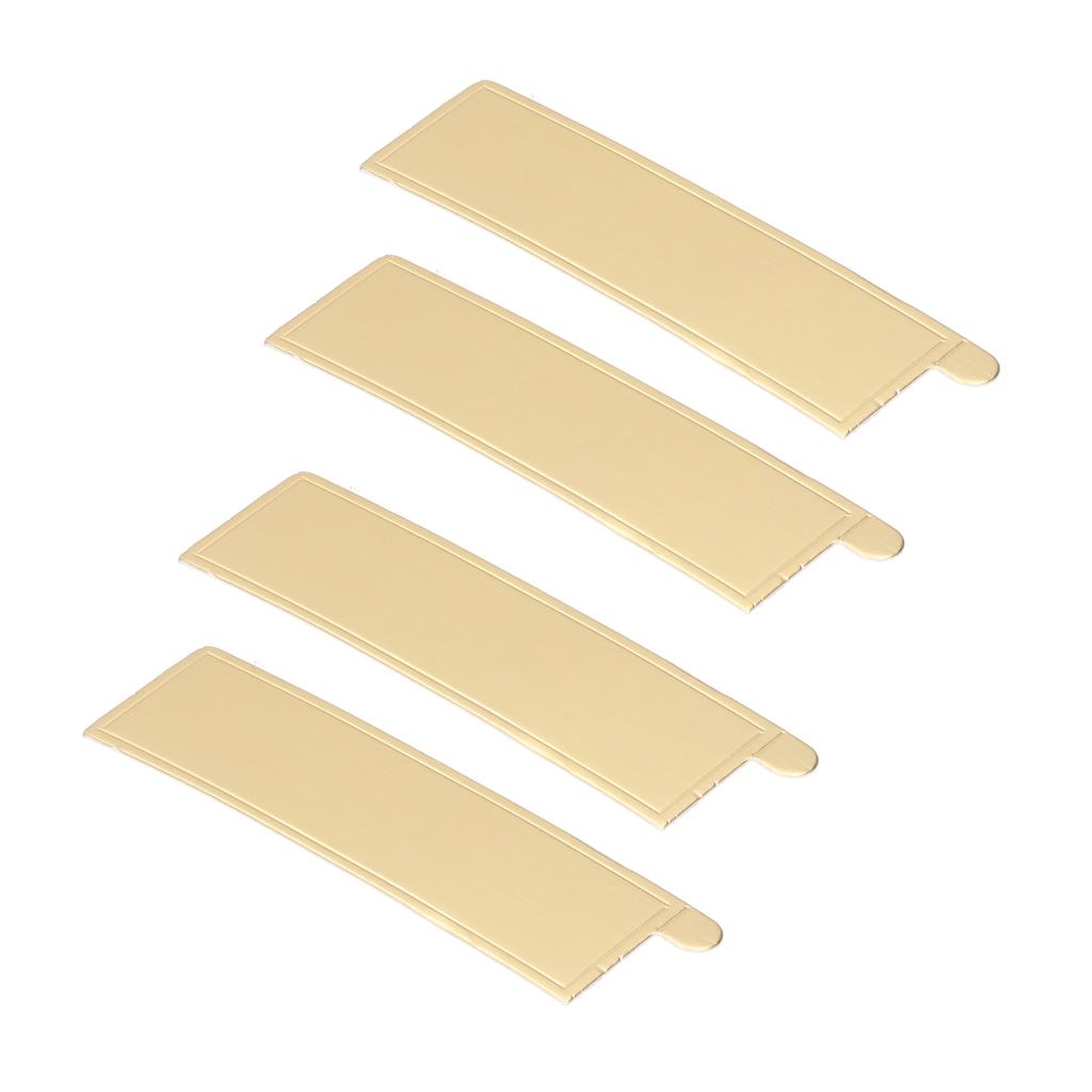 100 STK Rektangulære Moussekakebrett Cupcakebunn Dessertvisningsbrett Pappdekorasjonsverktøy