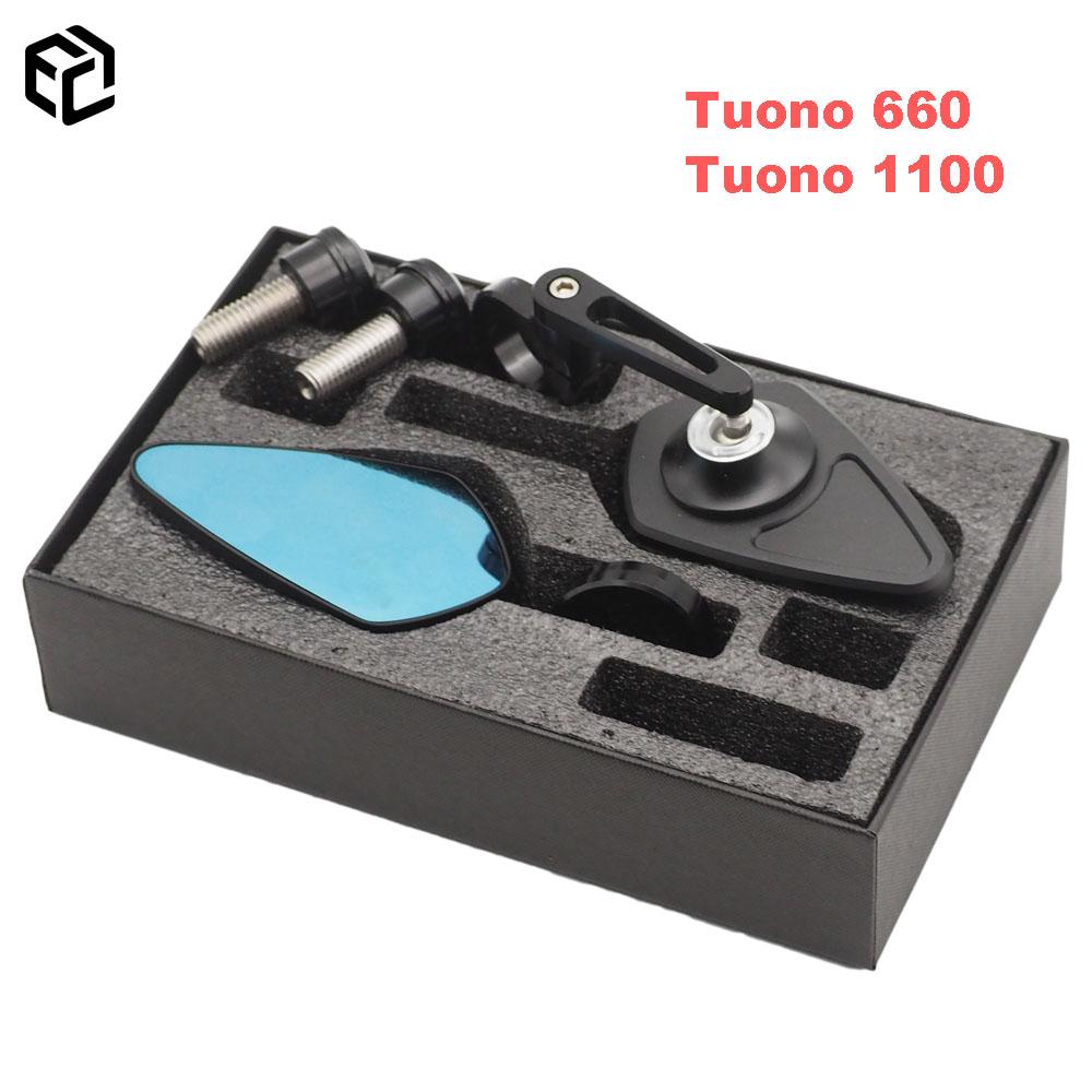 Motorcycle Rearview Side Mirrors For Aprilia RS125 660 50 Tuono 660 1100 RSV4 Handlebar Moto Accessories CNC Aluminum