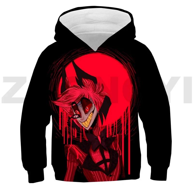 

Горячий мультфильм Хазбин свитера хип-хоп толстовка мальчики девочки аниме толстовка 3D отель косплей костюм верхняя одежда уличная одежда Sudaderas S