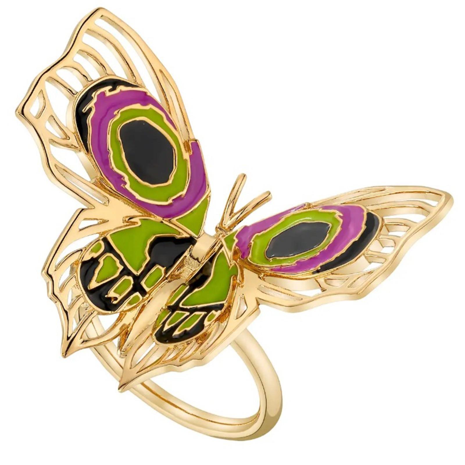 

Украшения в виде бабочки - блестящее кольцо-бабочка, персонализированное открытое кольцо, регулируемое, симпатичное, стили кольца, кольцо-игра, окружающее кольцо, унисекс