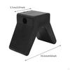 V Shape Boat Bow Stop,Trailer Stopper,10.2cm Length,Black Parts,Easy to Install,Replacement,Trailer