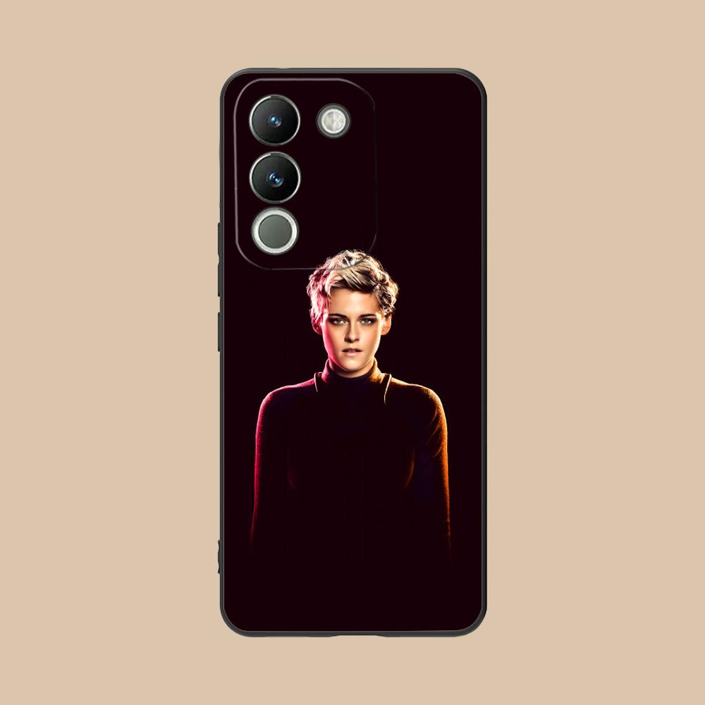 Kristen Stewart Mobile Cell Phone Case for VIVO V60 V50 V40 V30 V29 V27 V25 V23 Pro Lite 5G Colorful Printing Cover Luxury Cover