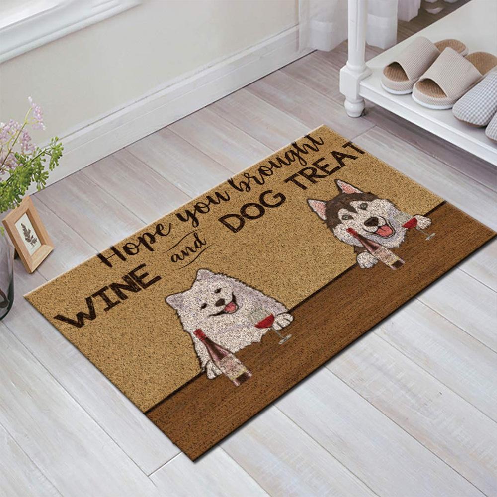 Animal Welcome Home Can Cut Pvc Door Mat Spray Silk Floor Mat Dust Carpet