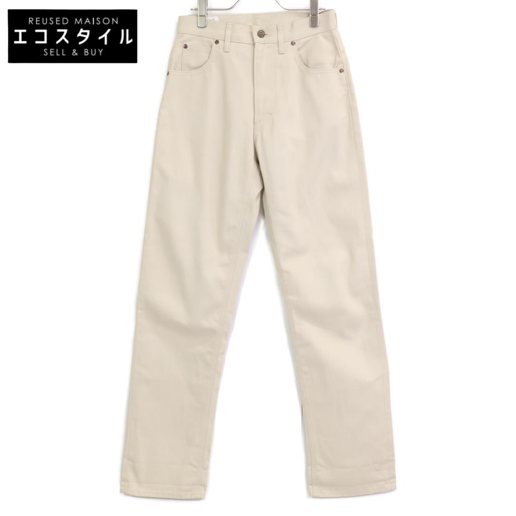 ANATOMICA Beige 618 MARILYN2 SATEEN Chino Pants Bottoms 27 beigeUsed