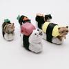 Sushi Food Cat PVC Tier Anhänger Schlüsselanhänger Kette Handtasche Hängezubehör