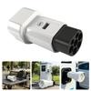 Adattatore di ricarica per veicoli elettrici da Tipo 2 a UK con display di tensione e pulsante di spegnimento per scooter elettrici e protezione migliorata