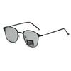 New Metal Frame Personalized Square Color Distortion Sunglasses Versatile For Men And Women Uv Sunglasses 1924