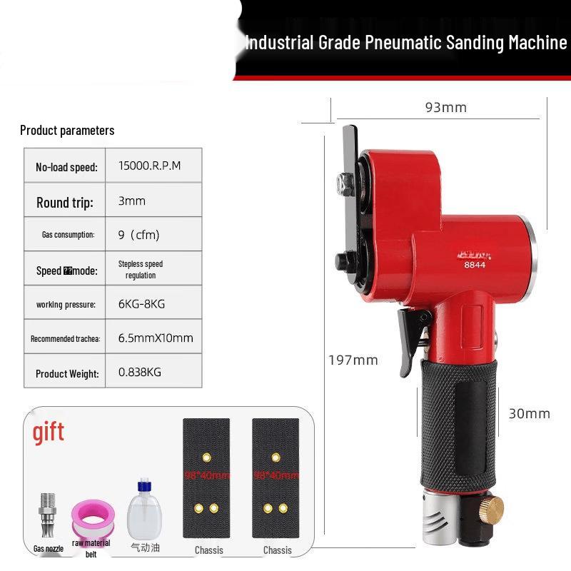 YunDuo Pneumatic Linear Reciprocating Sander CN plug (adapter included)
