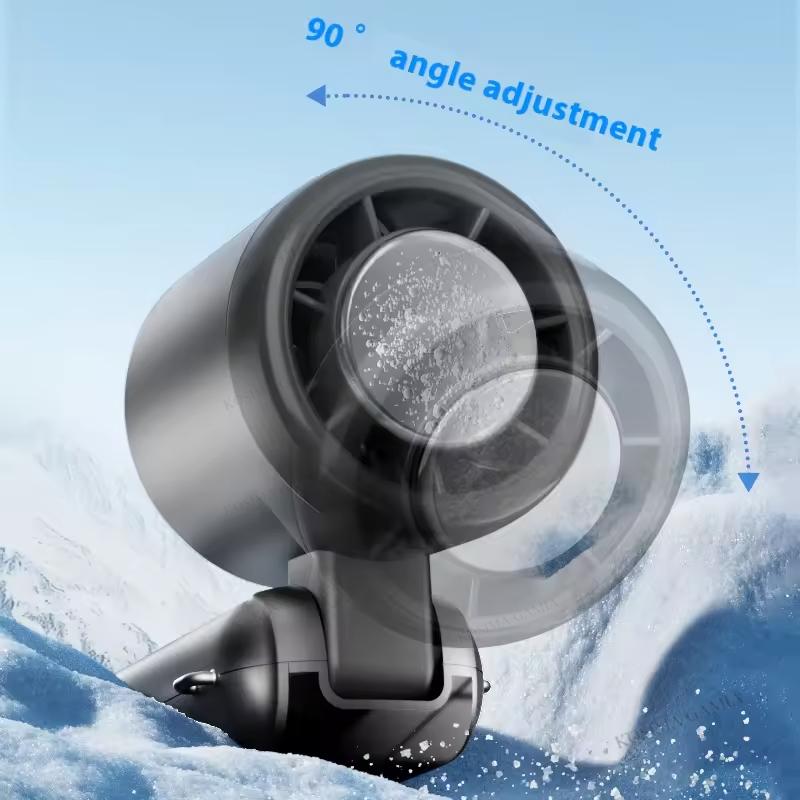 Fan Mini Hanging Ice Pack Handheld High-speed Folding 100 Speed Infinitely Adjustable Fan Portable For Office Outdoor Neck