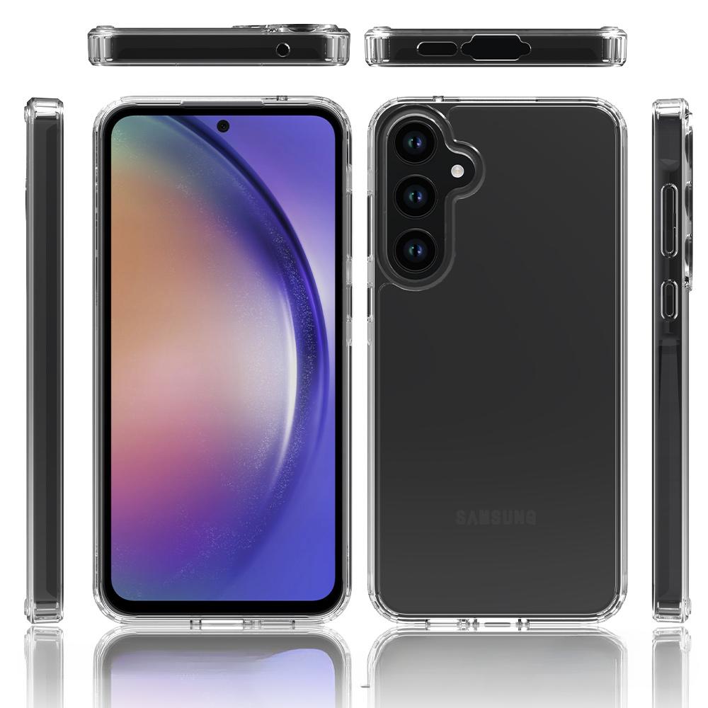 Przezroczyste etui na telefon dla Samsunga Galaxy A55 A35 A25 A15 A05 A05s A12 A22 A32 A42 A52 A51 A71 A24 A34 A54 Lekkie wstrząsoodporne etui