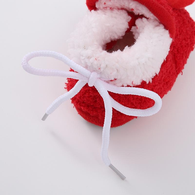 Детская обувь Теплая плюшевая обувь с мультяшной толстой мягкой подошвой для малышей — фото 4