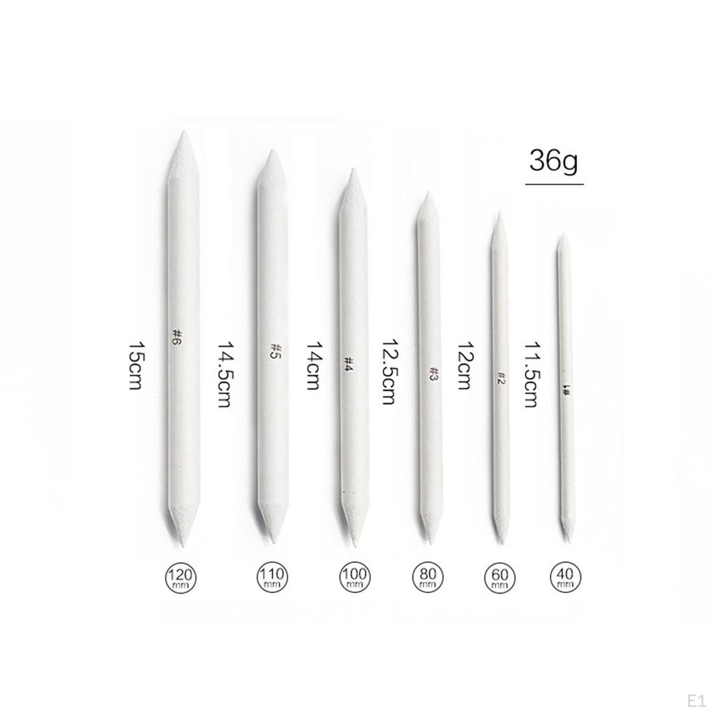 16Pcs Art Sketching Blending Stumps Paper Blender for Student sketch sticks Artist Kids