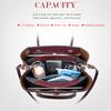 Urban Minimalist Large Capacity Tote Bag High-end Luxury PU Women's Handbags Fashion Practical Lady Office Workers Crossbody Bag Can Be One Shoulder