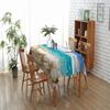 -resistant Printed Tablecloth TV Stand Refrigerator Table Mat Decorative